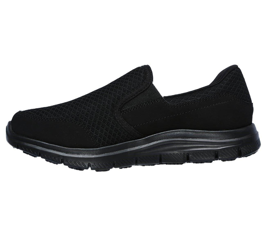 Women's Wide Fit Skechers 76580EC Cozard SR Occupational Trainers in Black - Image 4