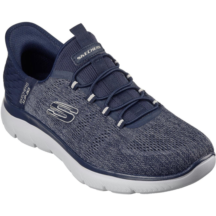 Men's Wide Fit Skechers 232469 Slip-ins Summits Key Pace Trainers in Black - Image 1