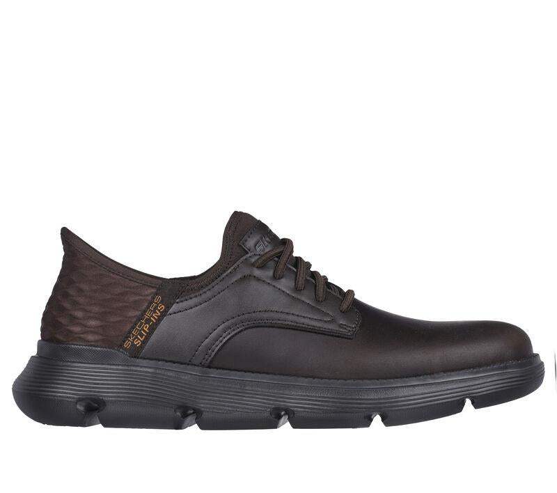 Men's Wide Fit Skechers 205046 Slip-ins Garza Gervin Trainers in Black - Image 11