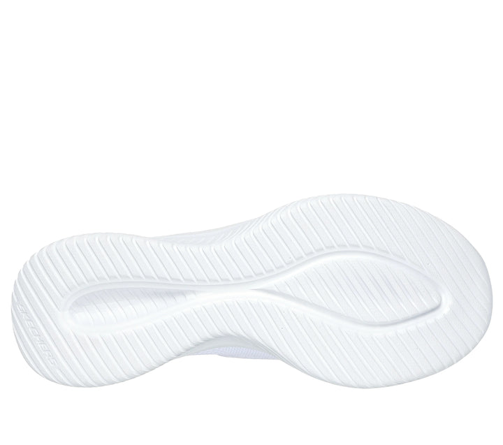Women's Wide Fit Skechers 149710W Slip-ins Ultra Flex 3.0 Brilliant Trainers - White in White - Image 1