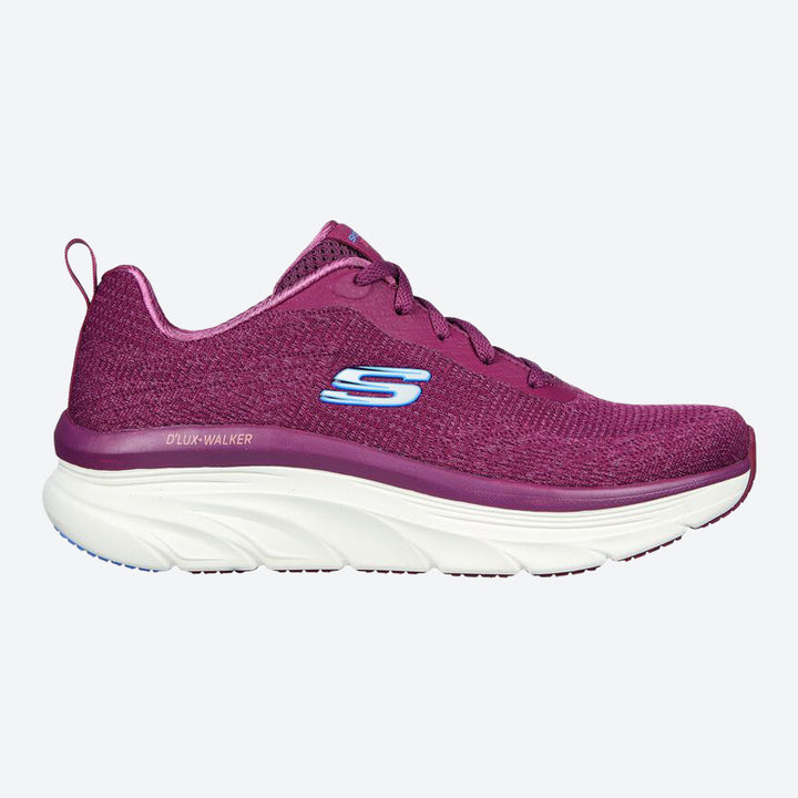 Women's Wide Fit Skechers 149815 Daily Beauty D'lux Vegan Walker Trainers in Black - Image 1