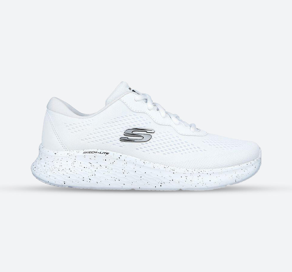 Women's Wide Fit Skechers 149990 Skech Lite Pro Walking Trainers in White/Black - Image 1