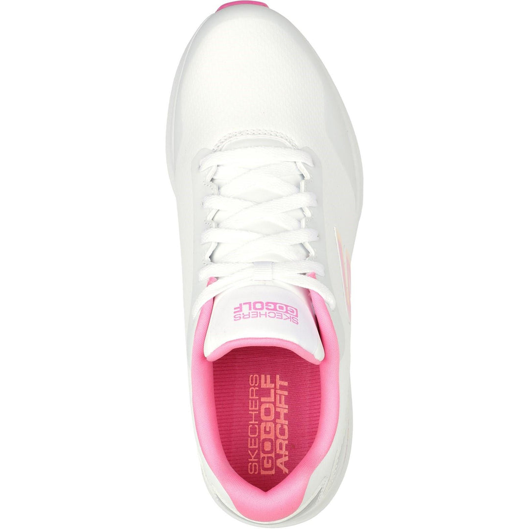 Women's Wide Fit Skechers 123030 Go Golf Max 2 Trainers in White/Multi - Image 5