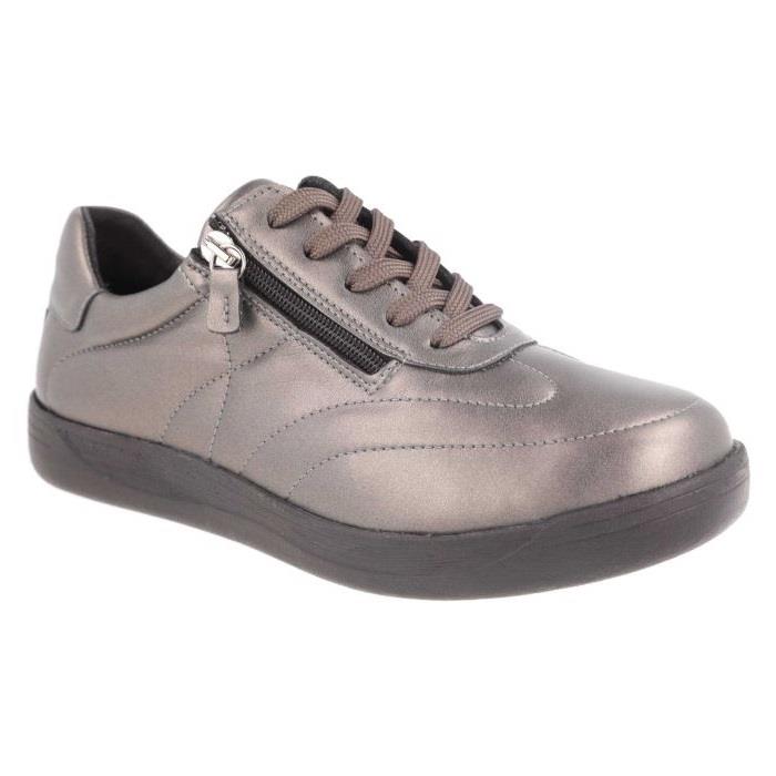 Women's Wide Fit DB Jessica Shoes in Black Synthetic - Image 1