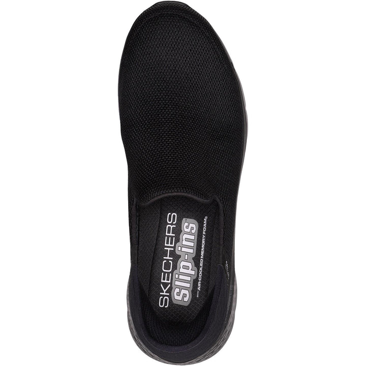 Men's Wide Fit Skechers 216491 Slip-ins Go Walk Flex Trainers in Black - Image 1