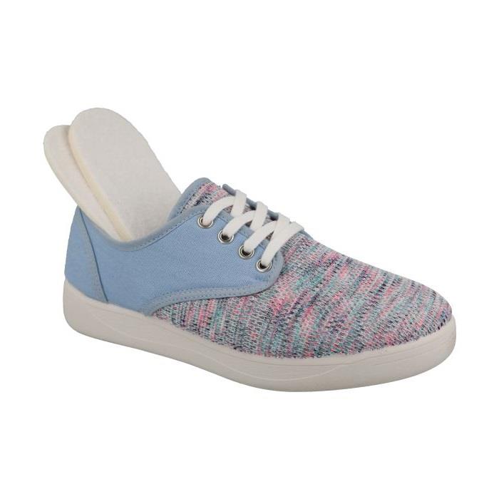 Women's Wide Fit DB Giraffe Canvas Shoes in Black Textile - Image 1