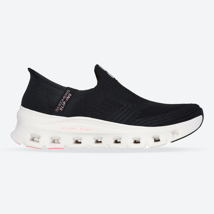 Women's Wide Fit Skechers 150422 Slip-ins Glide Step Pro Everyday Trainers in Black - Image 1