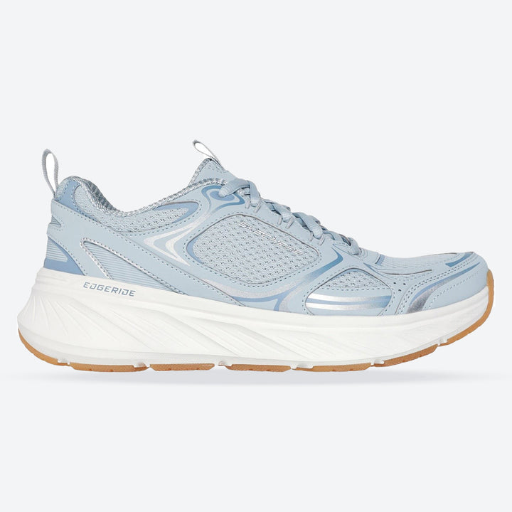 Women's Relaxed Fit Skechers 150475 Edgeride Silver Eclipse Trainers in Pink - Image 1