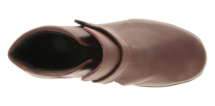 Womens Wide Fit DB Goldcrest Boots in Black Leather - Image 1