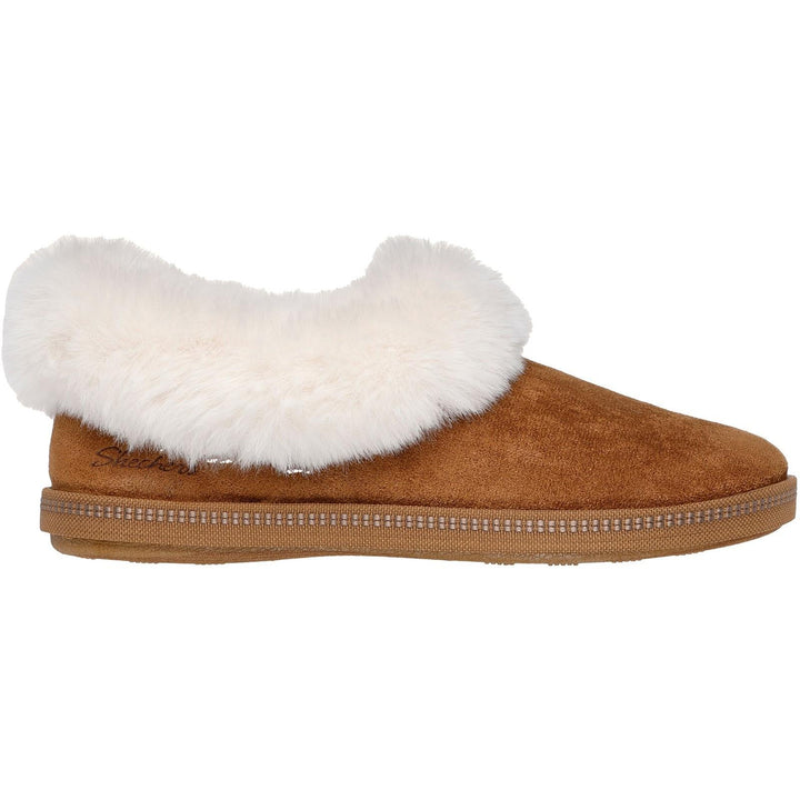 Women's Wide Fit Skechers 169012 Cozy Campfire Winter Nights Slippers in Black - Image 1