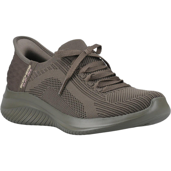 Women's Wide Fit Skechers 150447 Slip-ins Ultra Flex 3.0 Pure Color Trainers in Dark Navy - Image 1