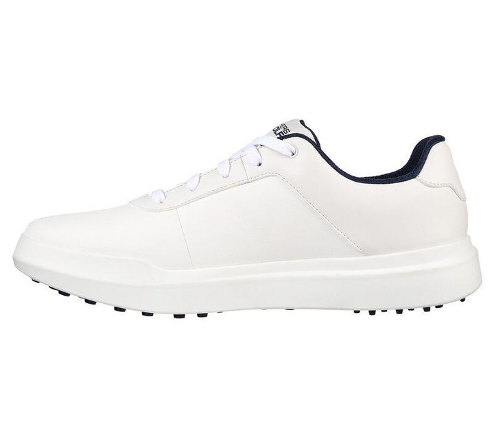 Men's Wide Fit Skechers 214037 Go Golf Drive 5 Trainers in White/Navy - Image 1