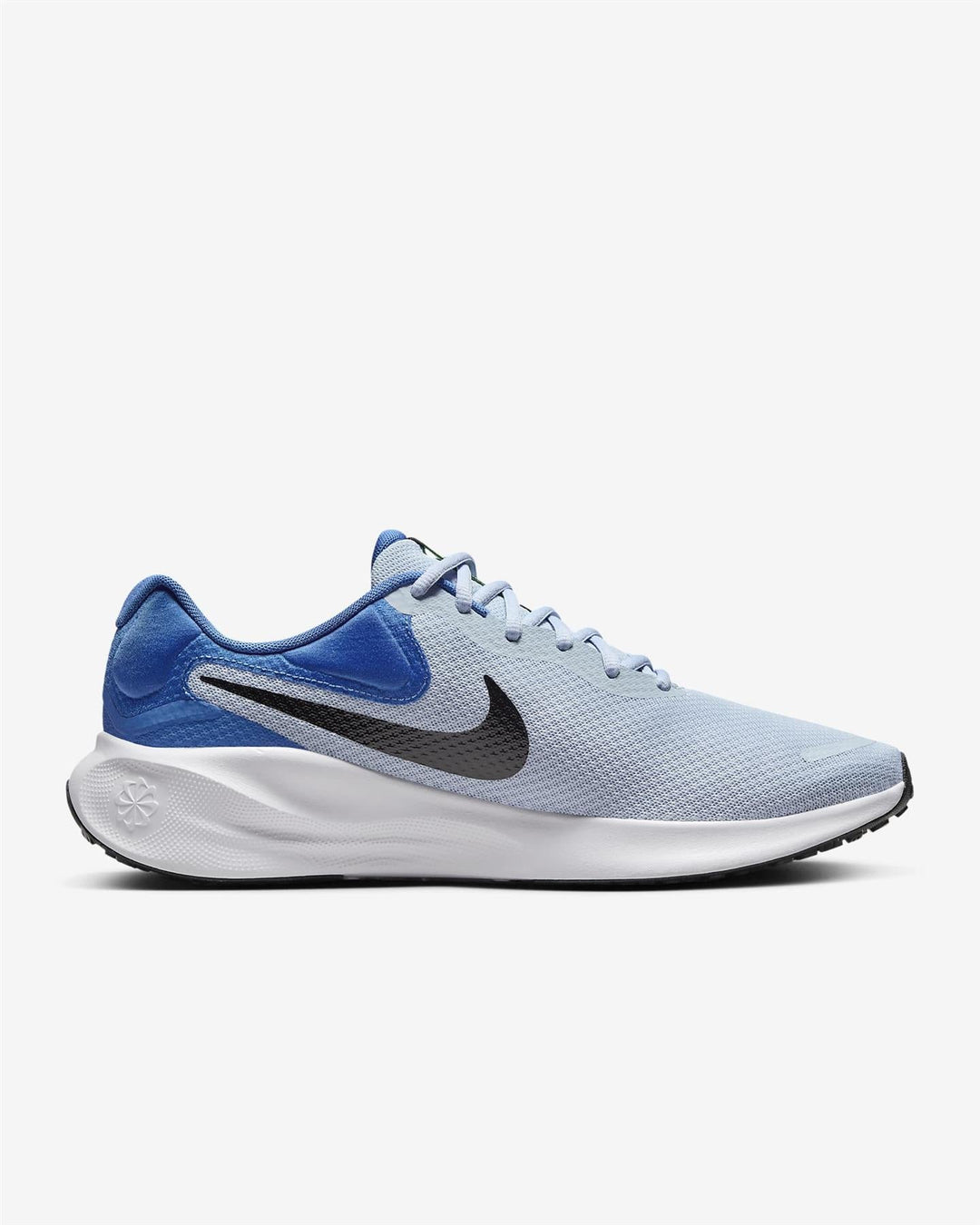 Women's Wide Fit Nike FB8501-402 Revolution 7 Running Trainers in Blue - Image 2