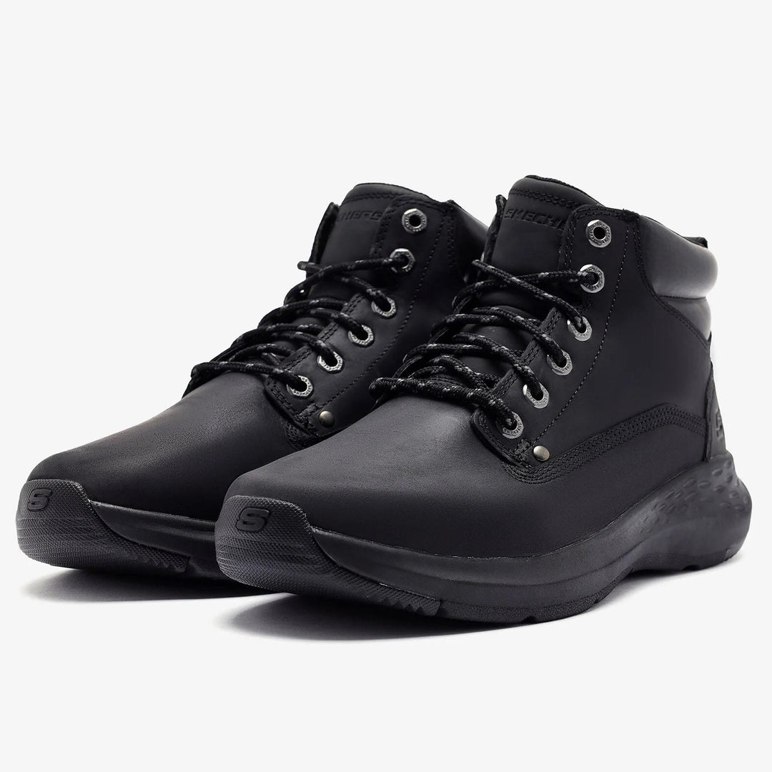 Men's Relaxed Fit Skechers 205175 Parson Ederic Boots - Black in Black - Image 4