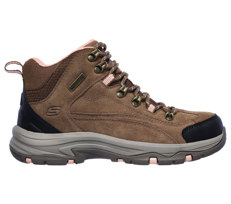 Women's Relaxed Fit Skechers 167004 Trego Alpine Trail Outdoor Hiking Boots - Brown/Tan in Brown/Tan - Image 2