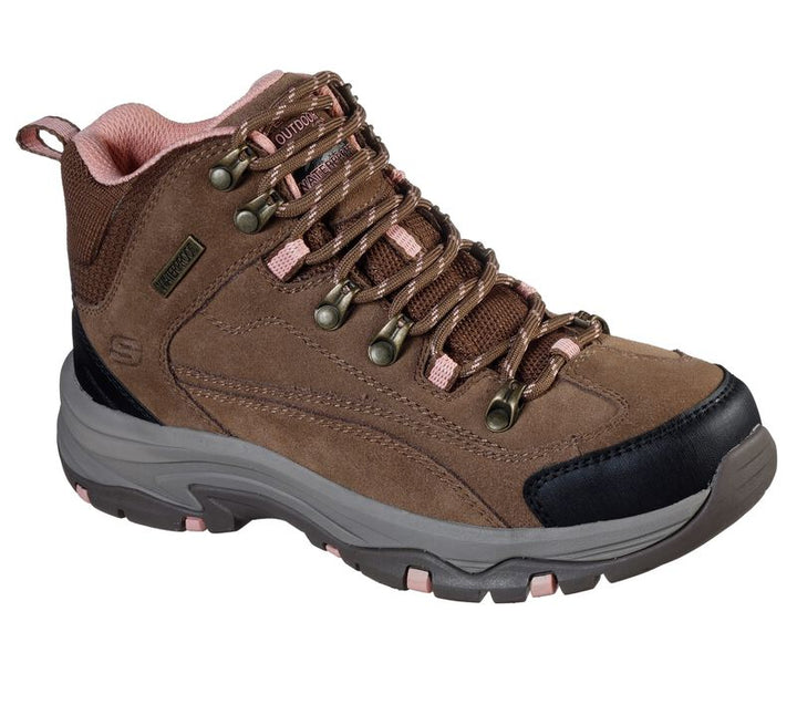 Women's Relaxed Fit Skechers 167004 Trego Alpine Trail Outdoor Hiking Boots - Brown/Tan in Brown/Tan - Image 1
