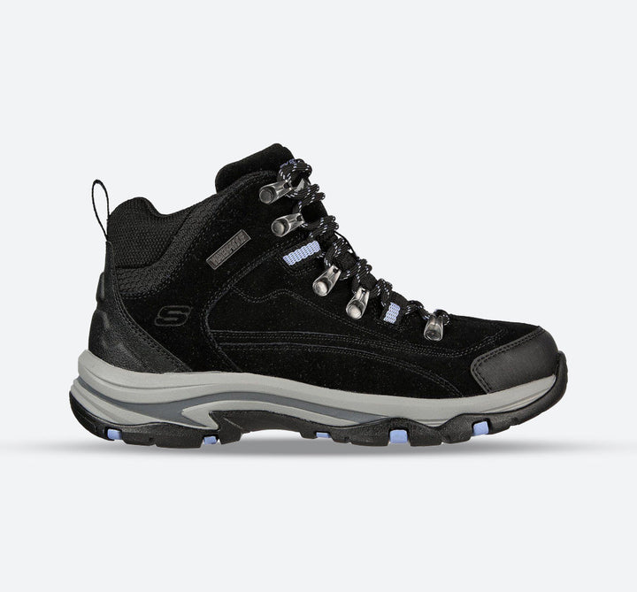 Women's Relaxed Fit Skechers 167004 Trego Alpine Trail Outdoor Hiking Boots - Black/Charcoal in Black/Charcoal - Image 1