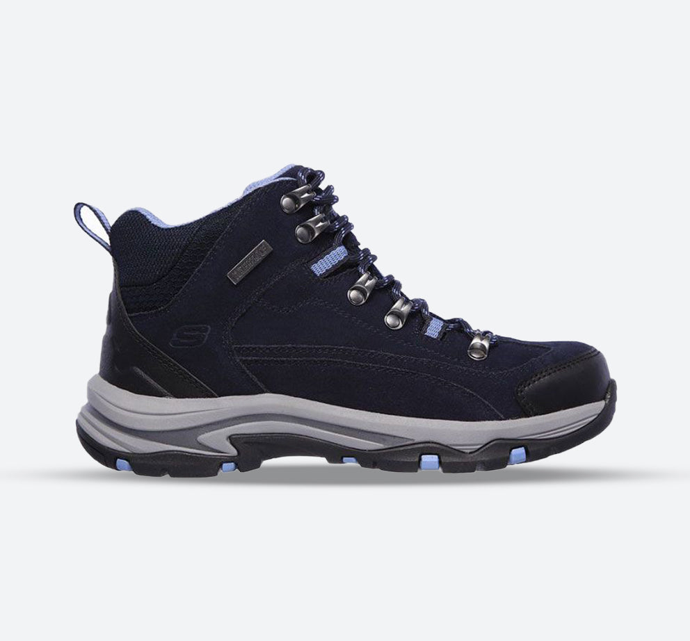 Women's Relaxed Fit Skechers 167004 Trego Alpine Trail Outdoor  Hiking Boots - Navy in Navy - Image 1