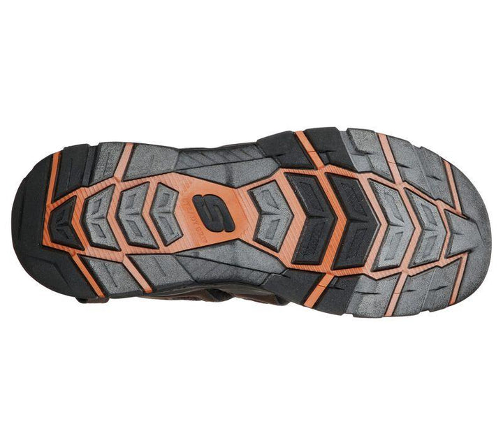 Men's Wide Fit Skechers 204111 Relaxed Fit Tresmen - Outseen Sandals in Chocolate - Image 1