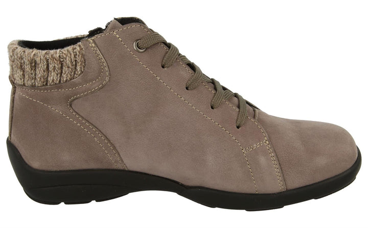 Womens Wide Fit DB Andes Boots in Black - Image 1