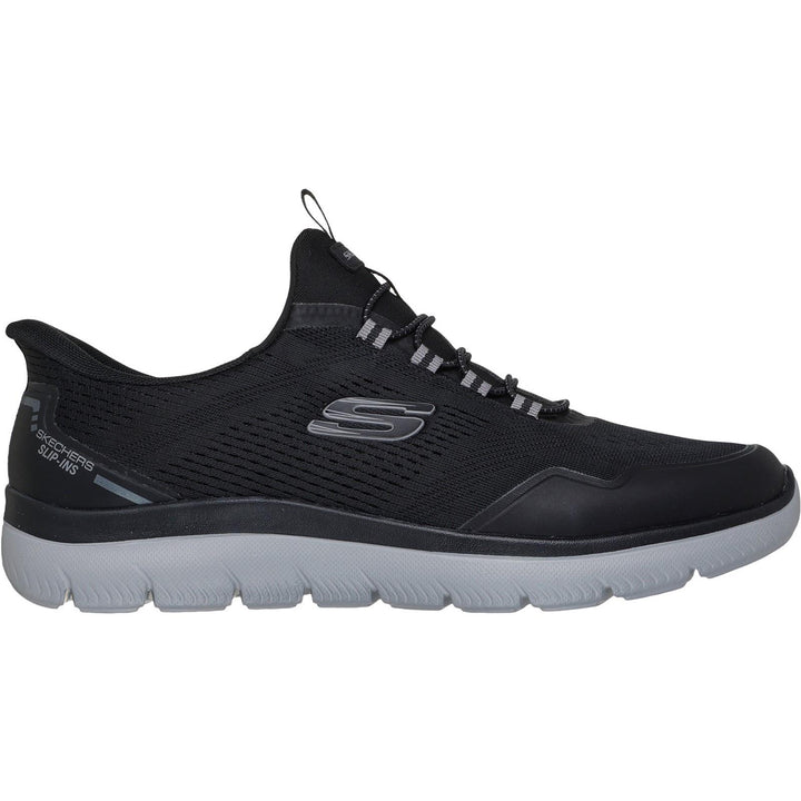 Men's Wide Fit Skechers 233045 Slip-ins Summits Top Rate Trainers in Navy/Yellow - Image 1