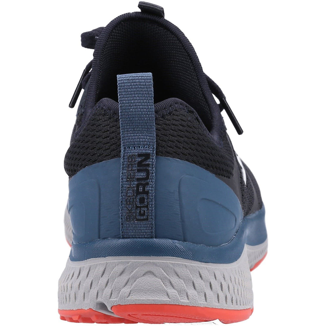 Men's Wide Fit Skechers 220102 GOrun Consistent Trainers - Black/Blue in Black/Blue - Image 6