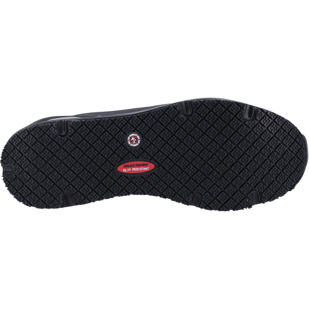 Women's Wide Fit Skechers 108021EC Uno Sr Trainers in Black - Image 8