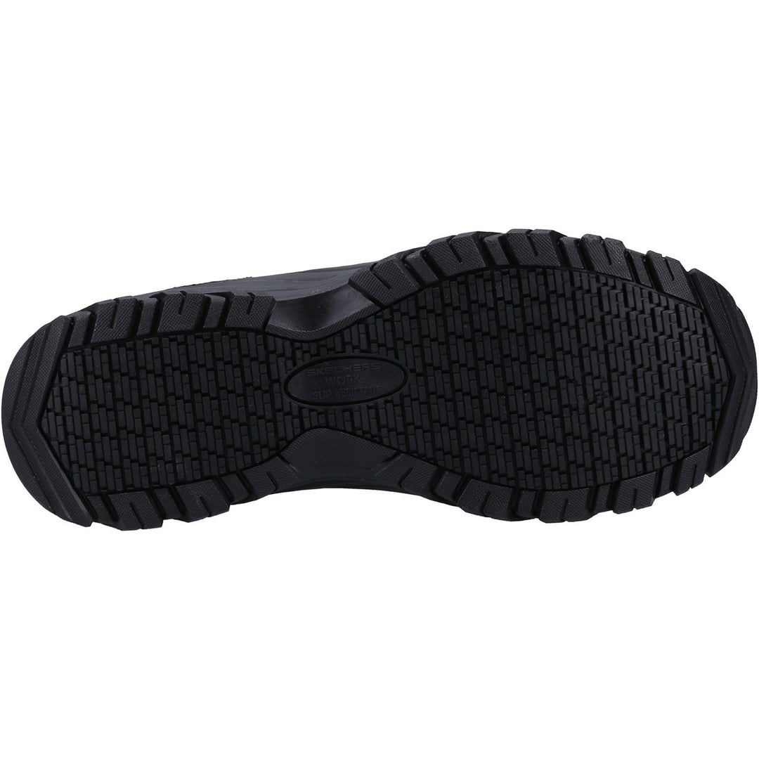 Men's Wide Fit Skechers 200000EC Fannter Occupational Trainers in Black - Image 7