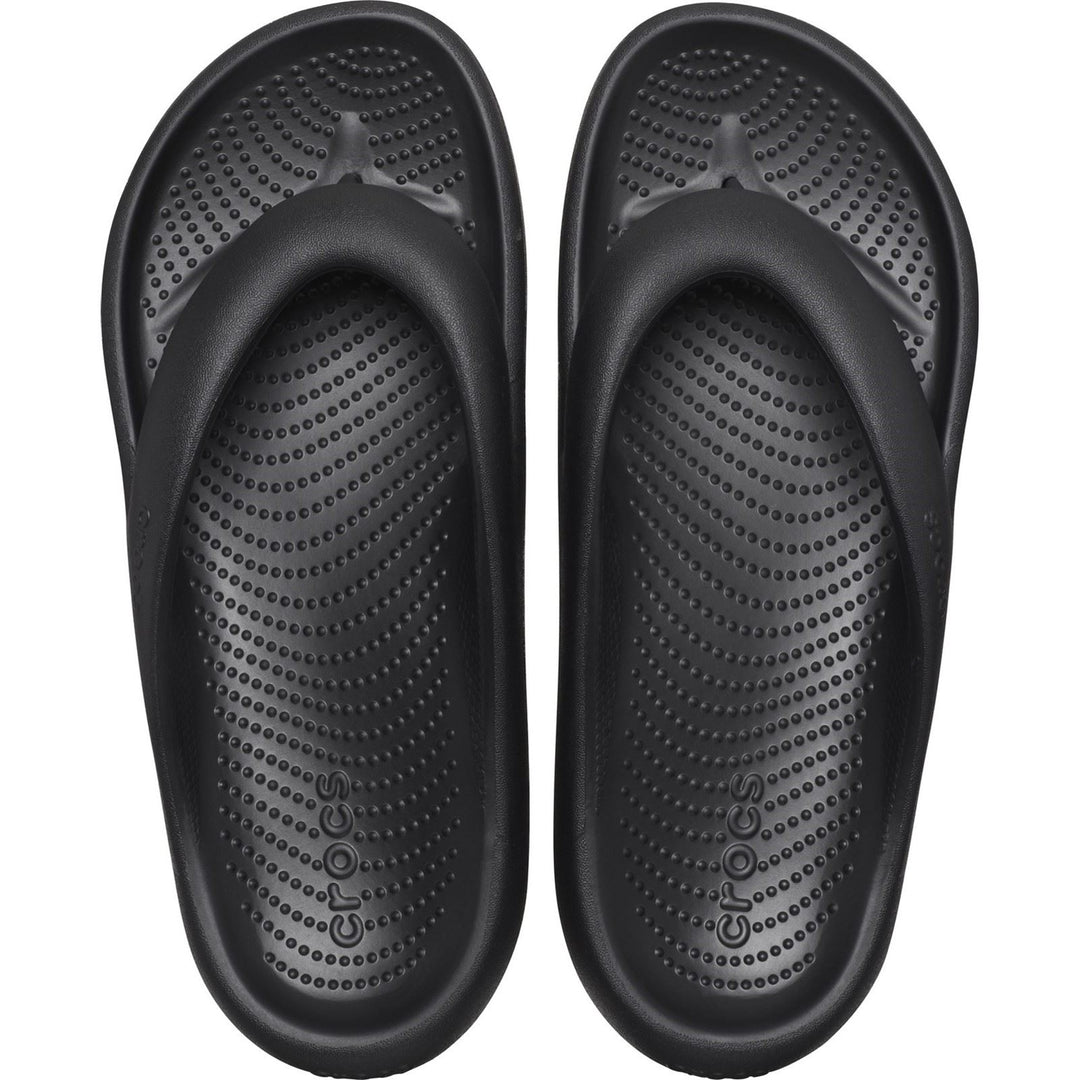 Women's Crocs 208437 Mellow Recovery Flip Flops in Black - Image 4