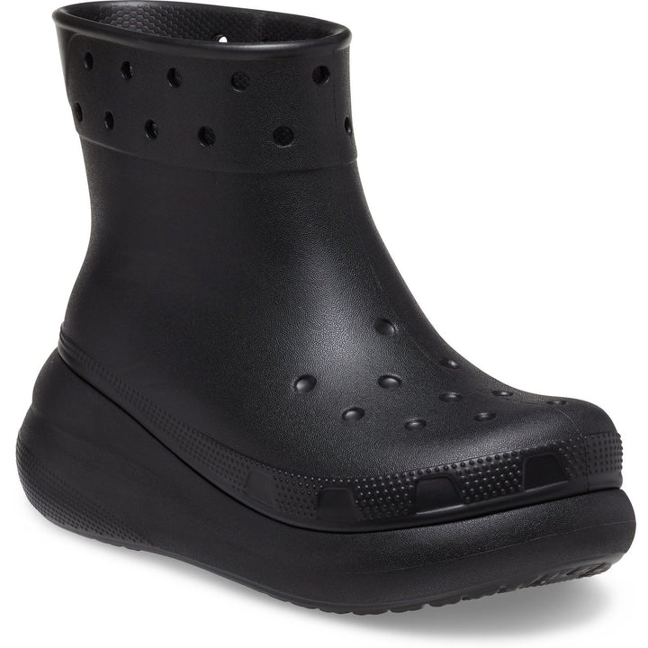 Women's Crocs 207946 Classic Crush Boots in Black - Image 1