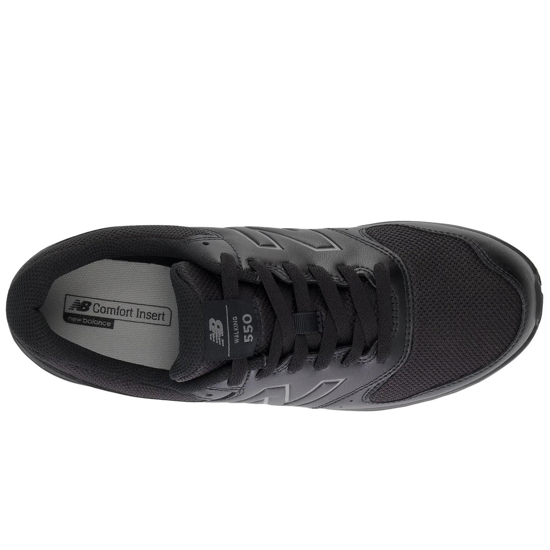 Women's Wide Fit New Balance MW550BK4 Walking Trainers in Black - Image 5