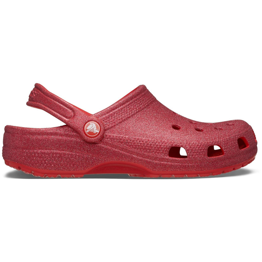 Men's Crocs 205942 Glitter Clog Sandals in Cherry Red - Image 2