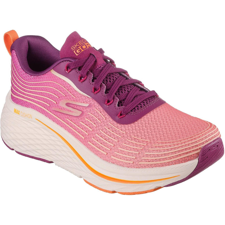 Women's Wide Fit Skechers 129625 Max Cushioning Elite 2 Trainers in Raspberry - Image 1