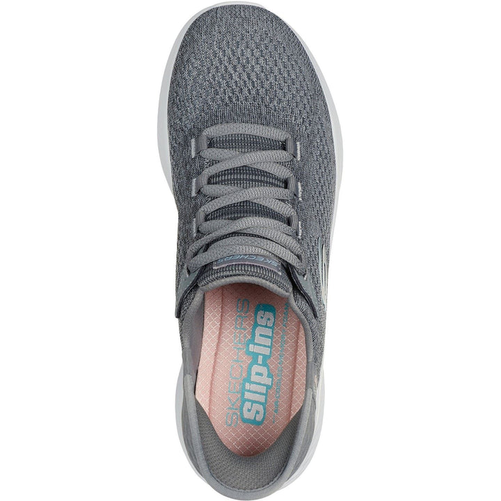 Women's Wide Fit Skechers 150012 Slip-ins Skech Lite Pro Natural Trainers in Grey/Multi - Image 1