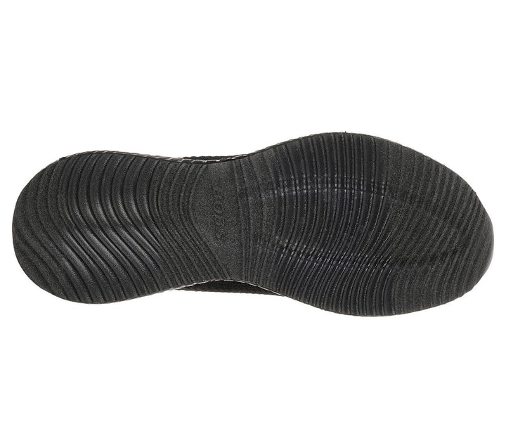 Womens Wide Fit Skechers Bobs Tough Talk-32504 Trainers - Black in Black - Image 1