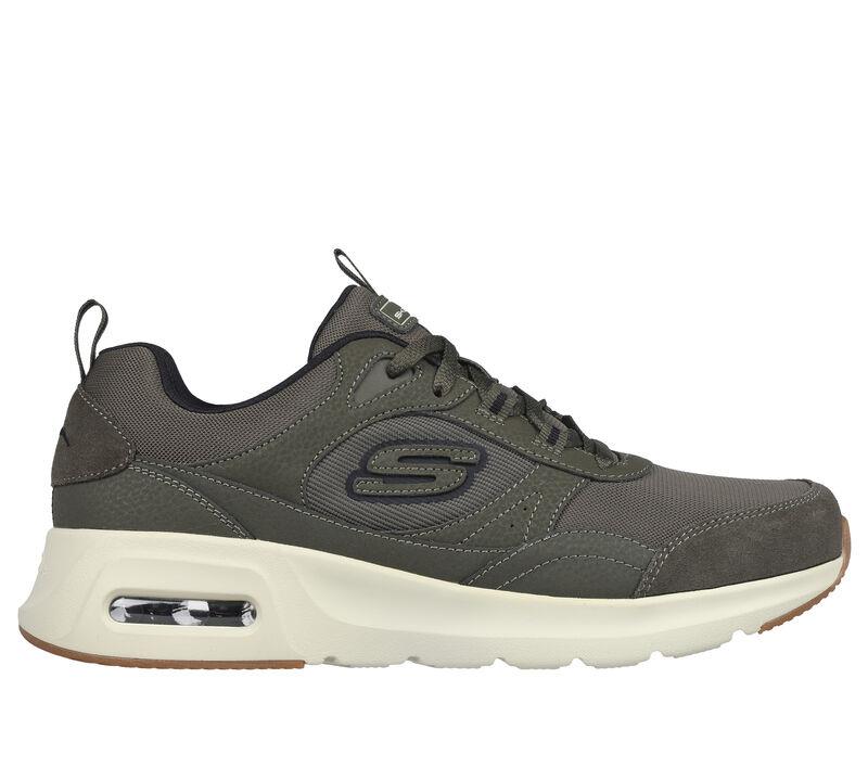 Men's Wide Fit Skechers 232646 Court Homegrown Skech Air Trainers in Navy/Black - Image 7