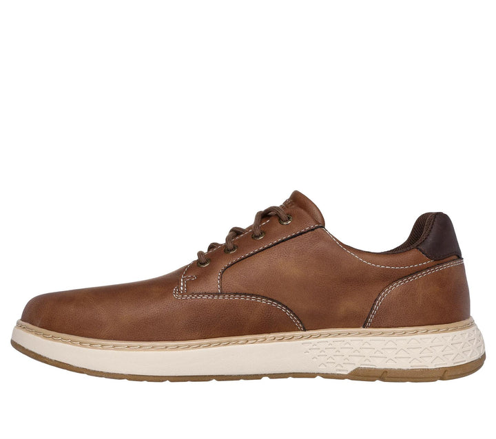 Men's Relaxed Fit Skechers 205234 Garlan Pryor Trainers Waterproof in Brown - Image 1