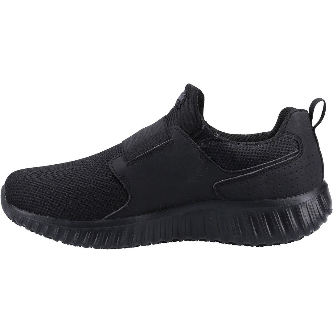 Men's Wide Fit Skechers 200027EC Cicades Occupational Trainers in Black - Image 5