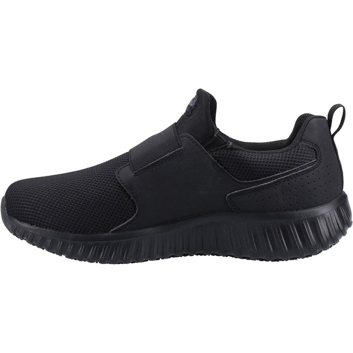 Men's Wide Fit Skechers 200027EC Cicades Occupational Trainers in Black - Image 1