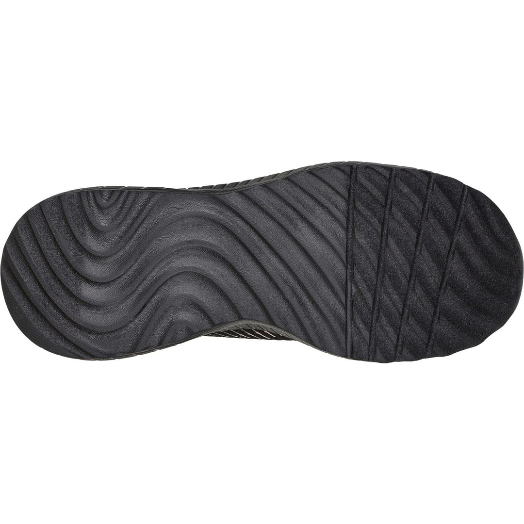 Women's Wide Fit Skechers 117207 Bobs Squad Chaos Renegade Trainers - Black in Black - Image 8