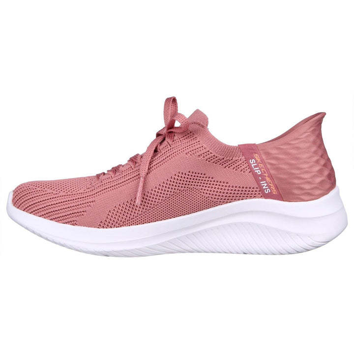 Women's Wide Fit Skechers 149710 Slip-ins Ultra Flex 3.0 Brilliant Path Trainers - Mauve in Mauve - Image 1