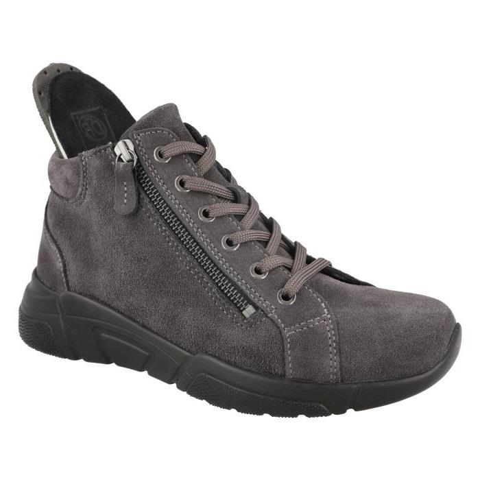 Women's Wide Fit DB Harbour Boots in Black Leather - Image 8