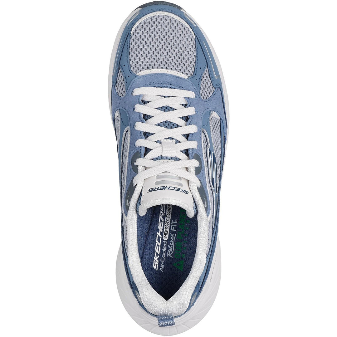 Women's Wide Fit Skechers 150493 Edgeride Trainers in Slate - Image 6