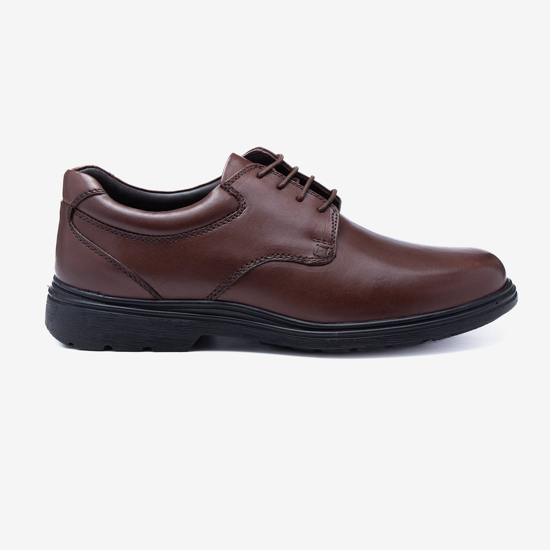 Mens Wide Fit Tredd Well Simon Lace Up Shoes in Black - Image 13