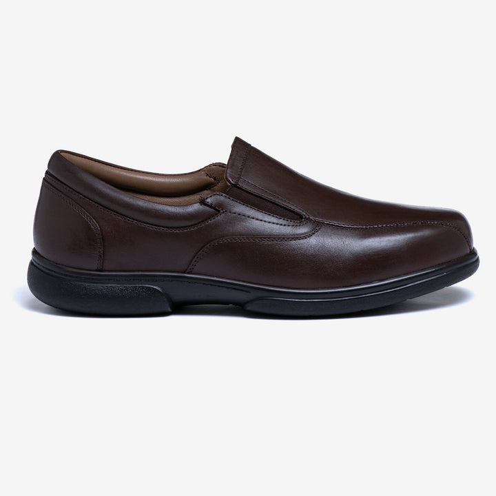 Mens Wide Fit Tredd Well Norbit Slip On Shoes in Black - Image 1