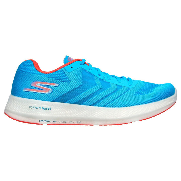 Men's Wide Fit Skechers Go Run Razor + Razor + Sports Trainers in Black/Green - Image 1