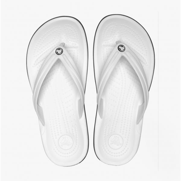 Mens Crocs 11033 Crocband Flip Flops in Black - Image 18