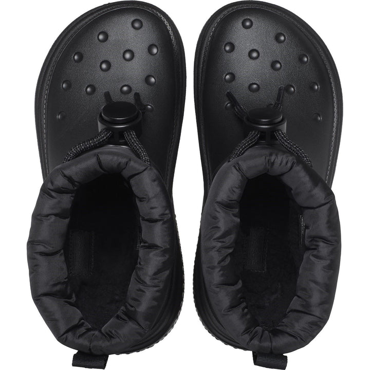 Women's Crocs 209324 Stomp Puff Boots in Black - Image 1