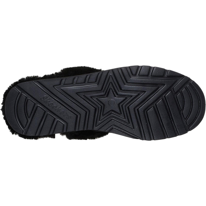 Women's Wide Fit Skechers 167631 Keepsakes Wedge Time To Cruise Slippers in Black - Image 1