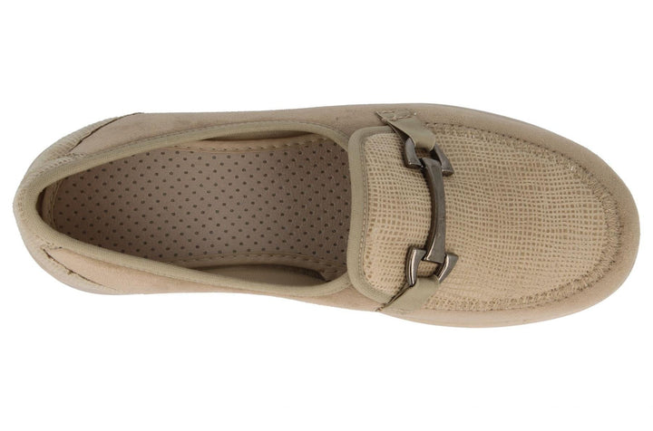 Womens Wide Fit DB Aster Vegan Shoes in Black Stretch - Image 1